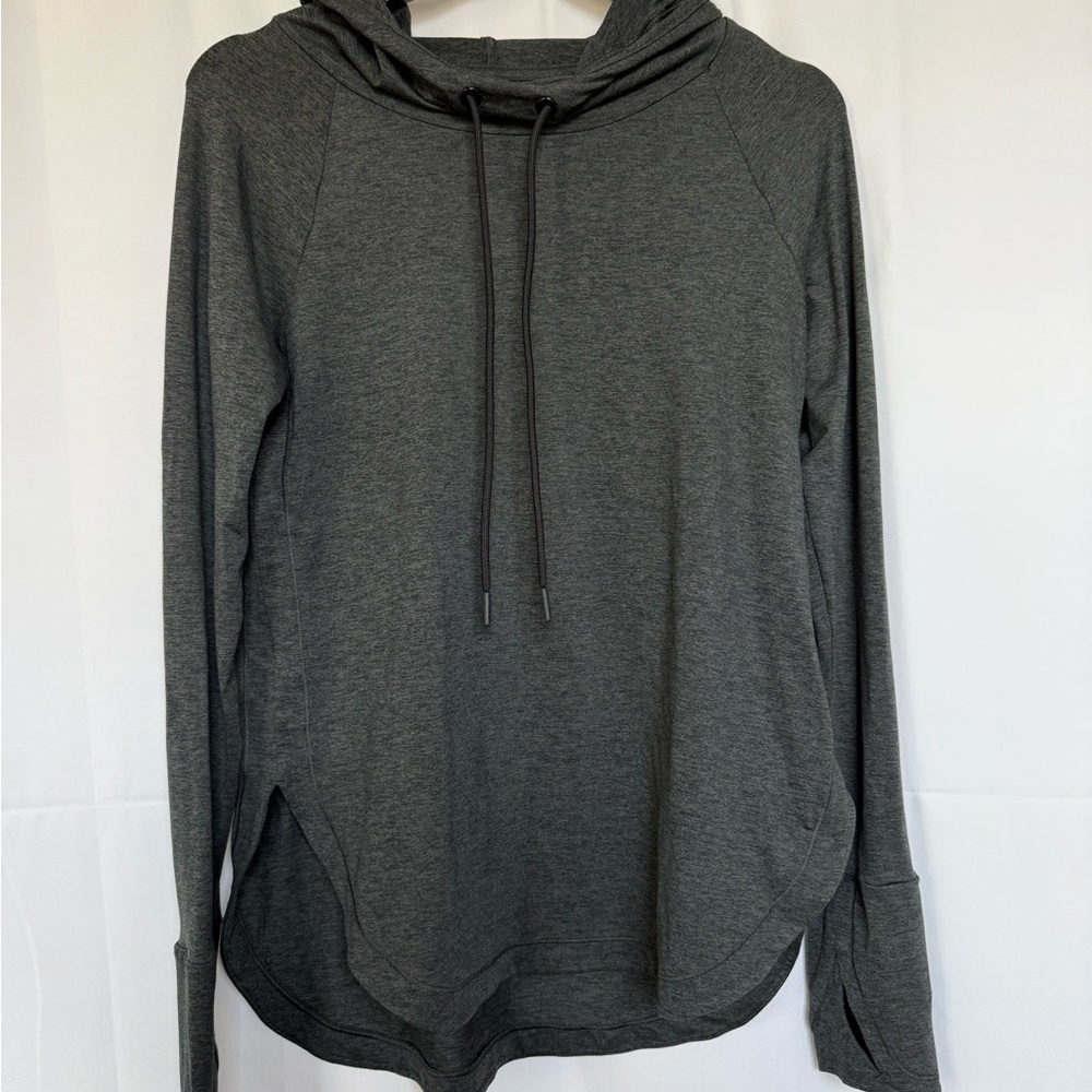 Athleta Heather Gray Pullover Hoodie